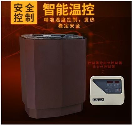 Китай Установленный стеной цвет оборудования сауны пара подгонянный подогревателем с отверстием теплоотвода поставщик