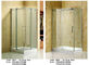 Закаленные стеклянные приложения двери ливня с верхнее раздвижной дверью ролика одного бортовой поставщик