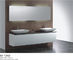 Установленный стеной цвет стабилизированной прессформы тщеты ванной комнаты двойной раковины устойчивый подгонянный поставщик